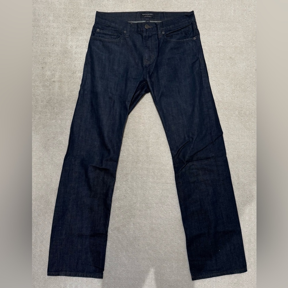 Banana Republic Men's Deep Indigo Bootcut Jeans